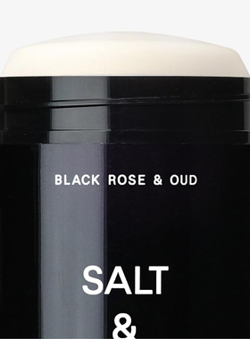 Salt & Stone- 黑玫瑰檀香超强效男女通用天然止汗无铝除臭棒75g