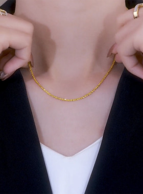 满天星波光粼粼项链女