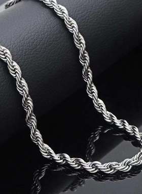 yu原创设计欧美嘻哈男短袖麻花链