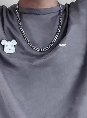 yu原创设计嘻哈简约潮ins项链
