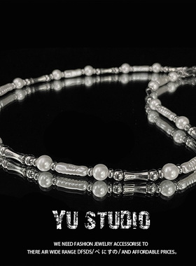 YUSTUDIO人工珍珠情侣ins项链