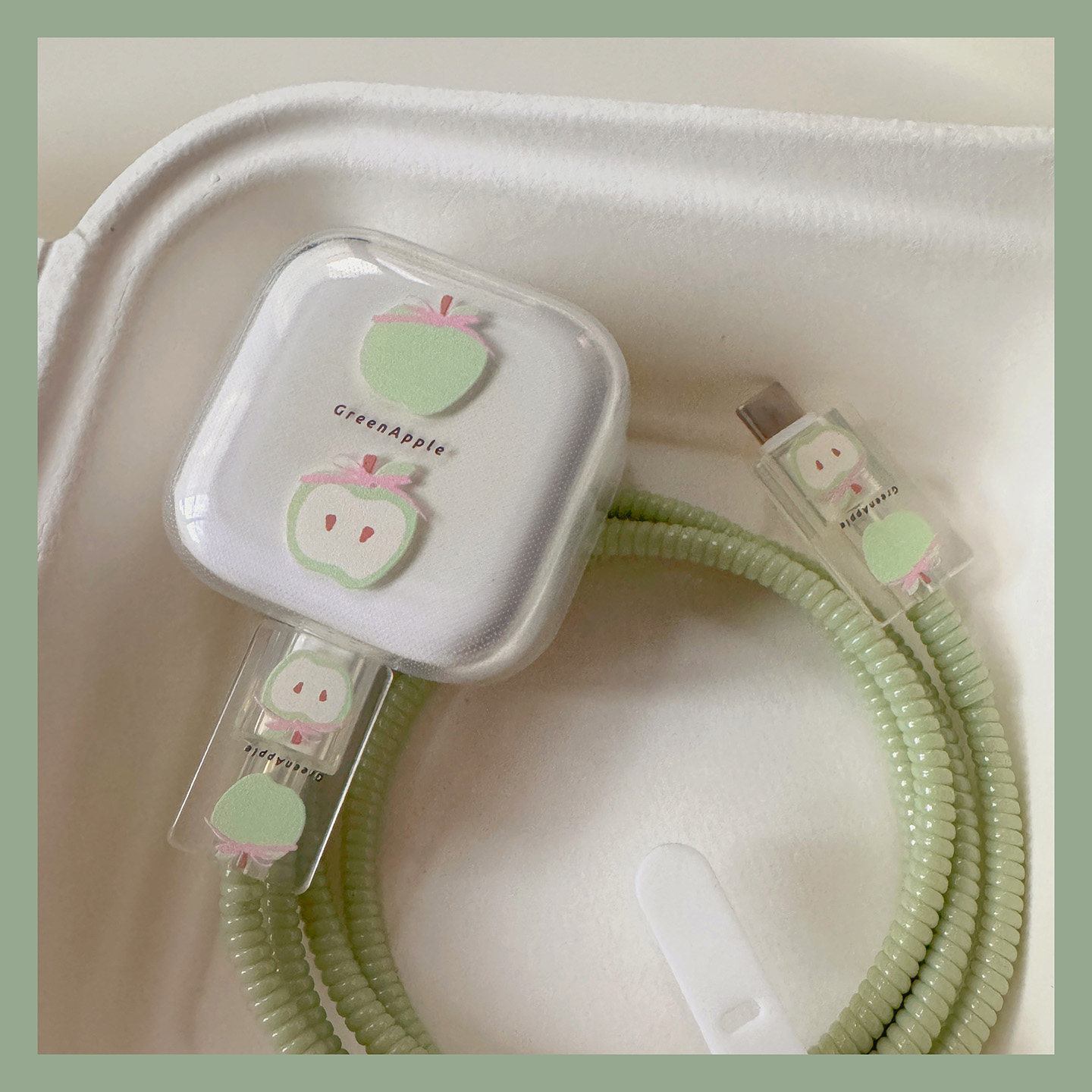 粉猫咪40w充电头保护套适用于iPhone17/16充电线保护套缠绕绳防折,淘宝优惠券,粉丝福利购,淘宝优惠卷