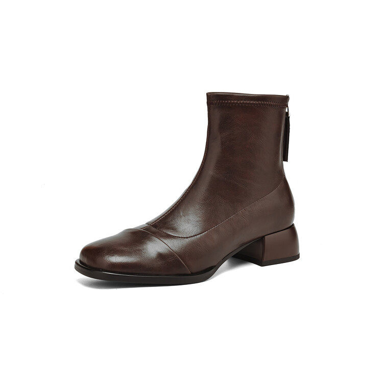 原创短靴女靴子2024新款英伦风显瘦马丁靴43大码中跟弹力瘦瘦靴女,淘宝优惠券,粉丝福利购,淘宝优惠卷