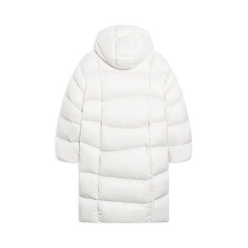 Li Ning CF Dream Chasing Theme Same Style Loose Warm Hooded Long Down Jacket for Men and Women AYMS338-B ຜະລິດຕະພັນ
