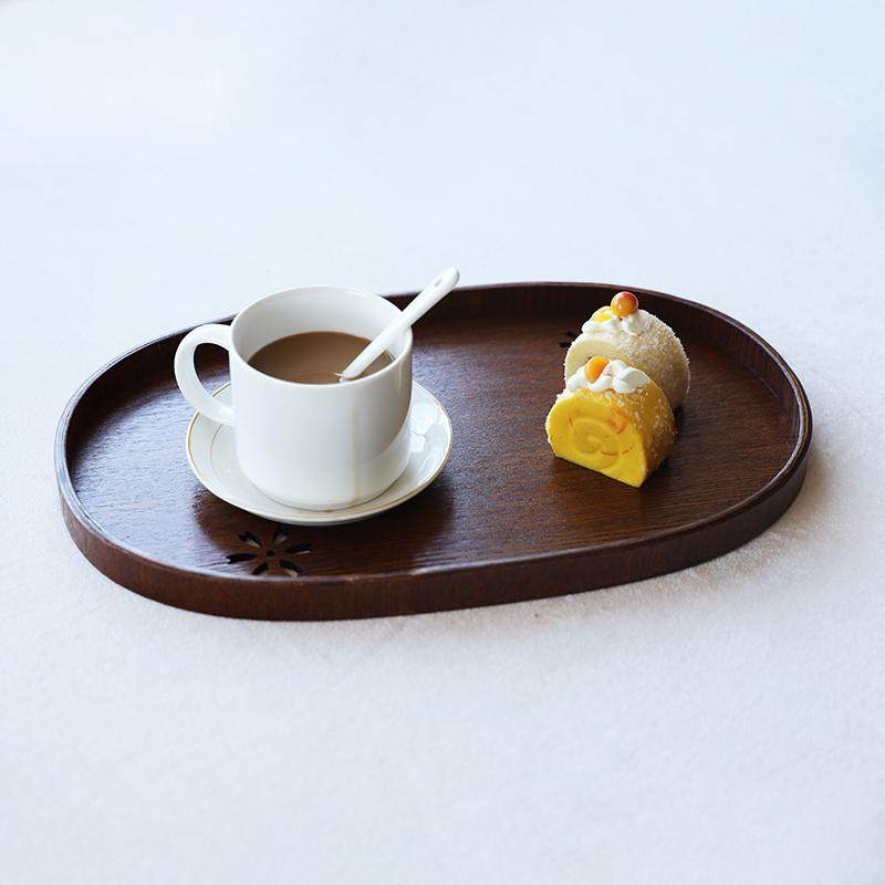 日式商用放茶杯托盘轻奢现代置物盘子家用早餐甜品椭圆盘干泡台,淘宝优惠券,粉丝福利购,淘宝优惠卷