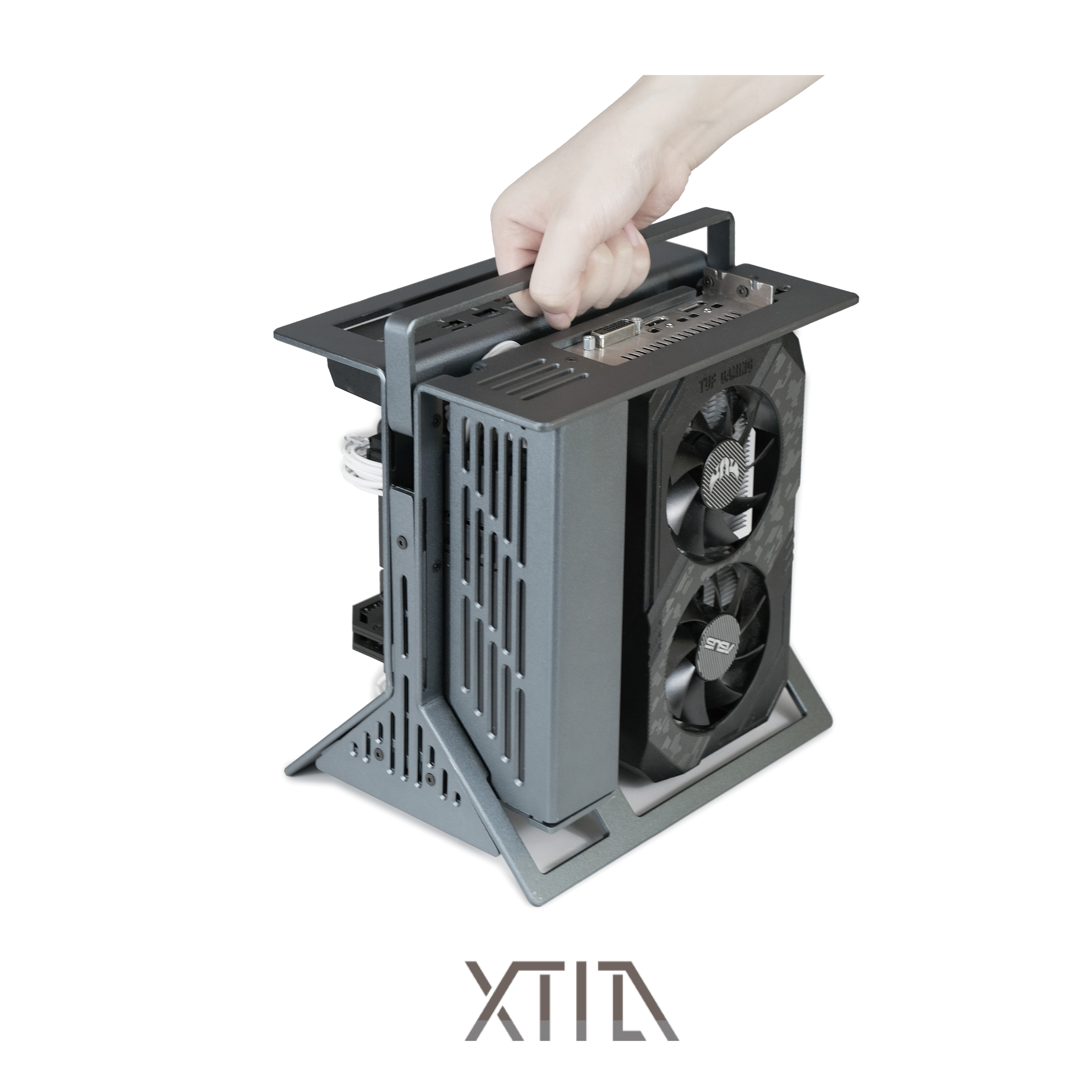 XTIA open chassis ITX rack all-aluminum customization