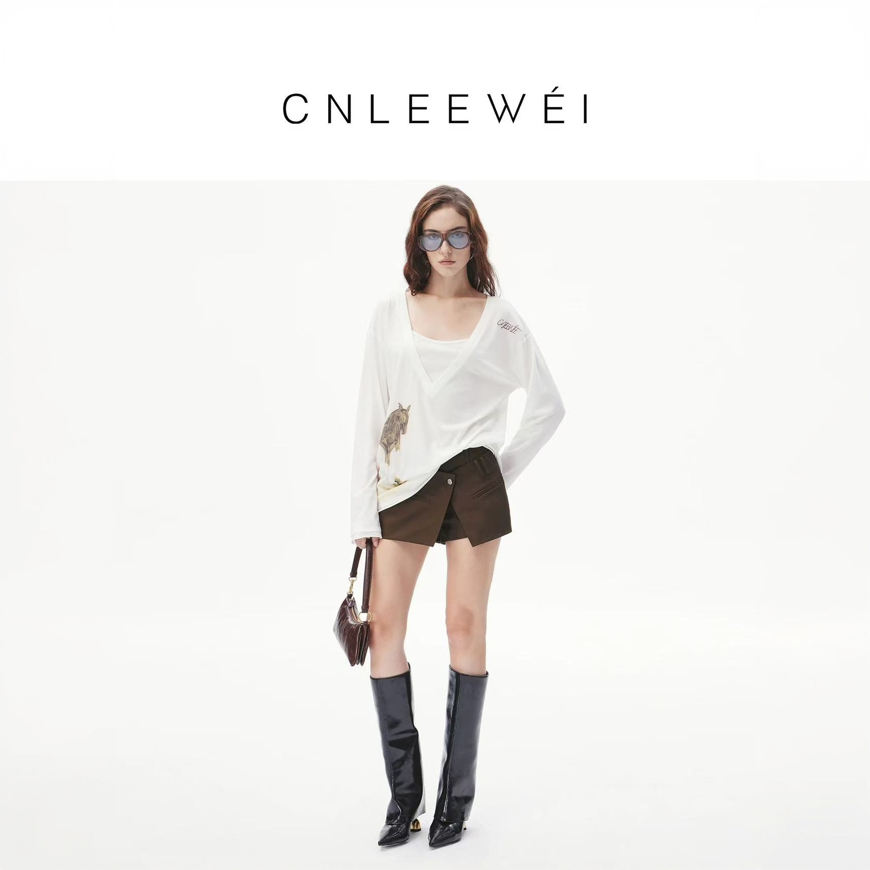 CNLEEWEI26早春新品小众设计高智感显瘦两件套搭片裙裤短裤0901/2,淘宝优惠券,粉丝福利购,淘宝优惠卷