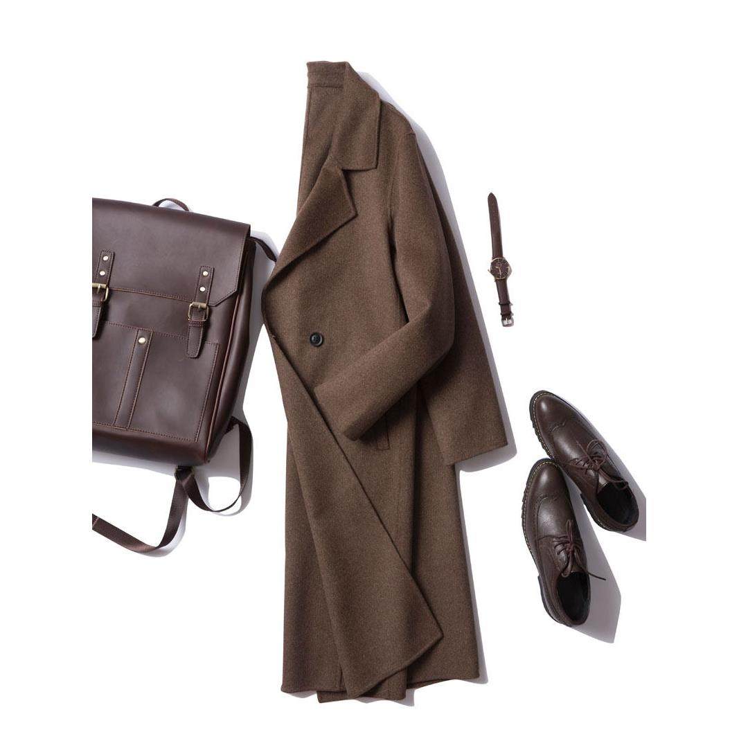 纯羊毛双面呢大衣男士中长款过膝双面羊绒外套西装领毛呢子风衣,淘宝优惠券,粉丝福利购,淘宝优惠卷