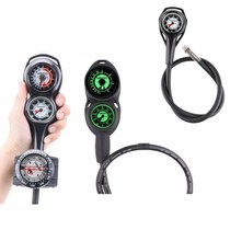 Import Aquatec Italy Submersible Gas Cylinder Pressure Gauge Oxygen Diving Air Pressure Meter a Union Table Triple Table