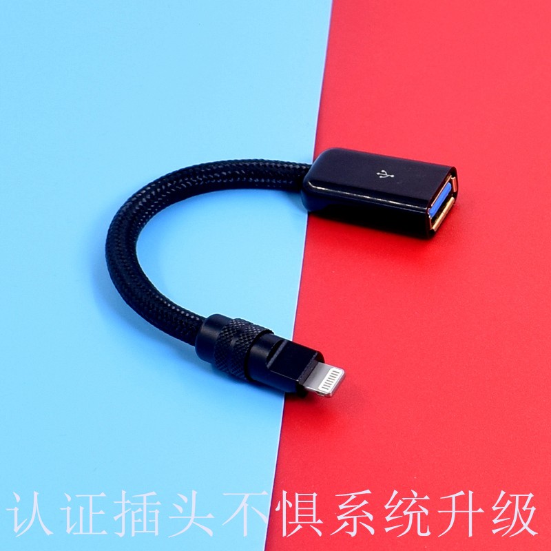 公对母Type C公USB C母OTG线转Lightning数据线连接解码器耳放线 - 图2