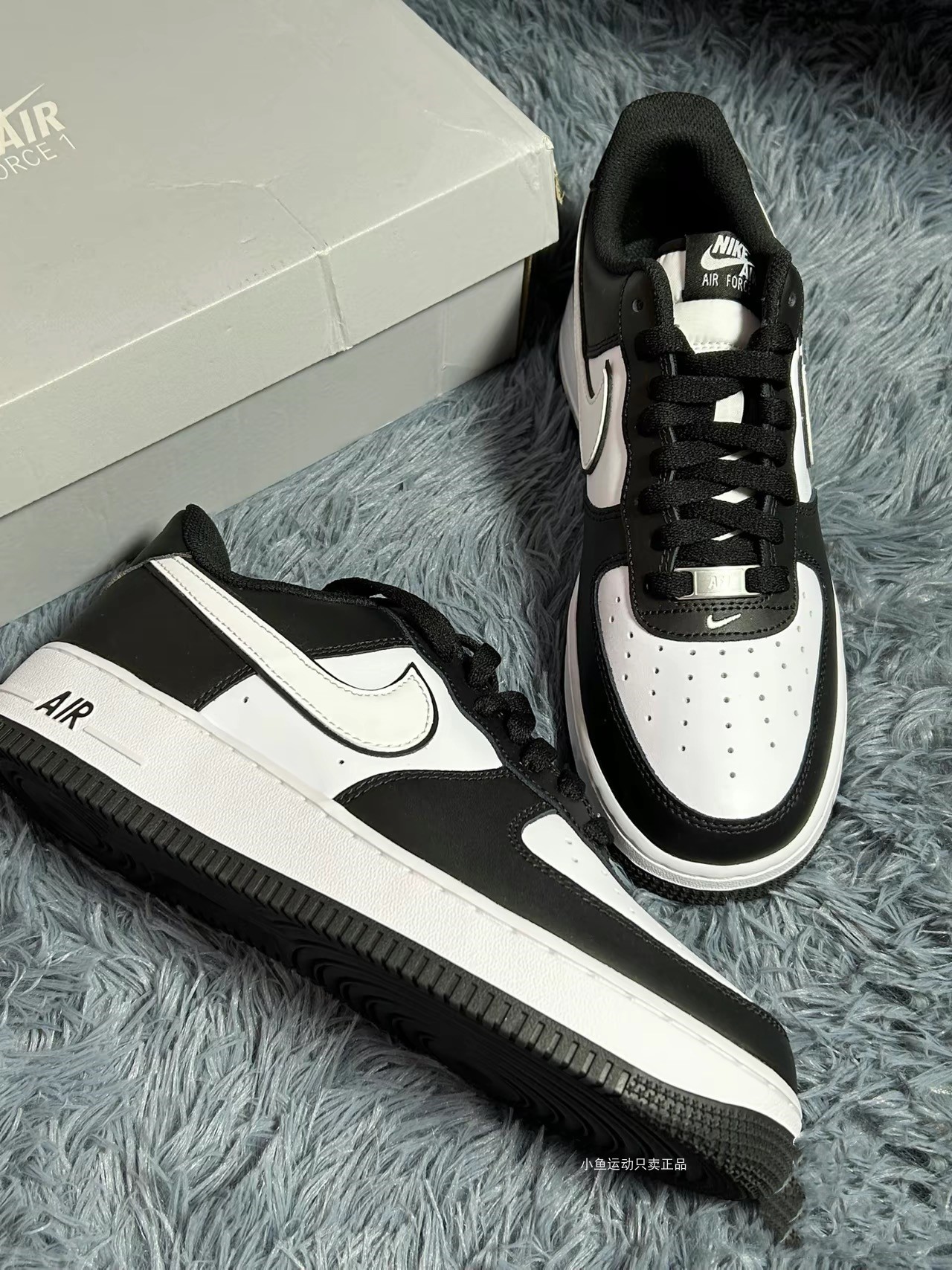 耐克Nike Air Force 1 AF1空军一号低帮板鞋黑白熊猫DV0788-001