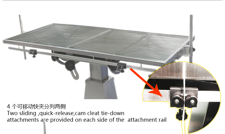 脚踩电动升降宠物手术台 动物手术床 网面解剖台 上海波咔 - 图3