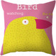 Nordic cute bird creative pillow cotton and linen sofa pillow cute cartoon cushion car lumbar pillow bedside bay window cushion