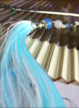 【一川碎石】剑网三纯阳印象周边流苏书签项链配饰原创