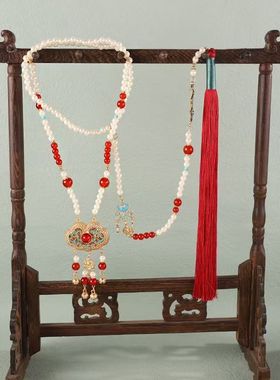 古风汉服项链马面裙中式流苏璎珞