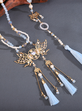 新中式马面裙汉服璎珞项链