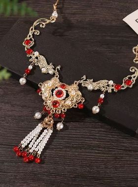古风汉服璎珞项链项圈古典百搭