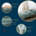 Bông bốn miếng bông được giặt chăn bông trải giường giường ngủ ký túc xá cho sinh viên - Bộ đồ giường bốn mảnh