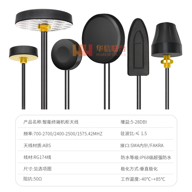 北斗GPS 4G WiFi LTE双模二合一室外防水全向高增益模块机柜天线 - 图0