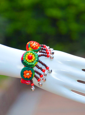 植物花卉布艺旅游纪念品小铃铛