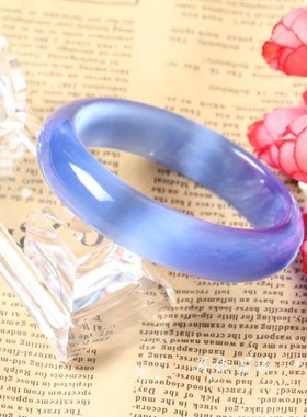 女士天蓝色猫眼石日韩风手镯