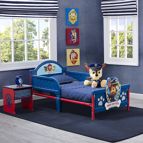 Delta迪士尼汪汪队拼接床儿童床男孩汽车床带护栏小孩床狗狗床 - 图2
