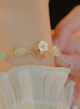 原创精致轻奢小众一路生花手链女