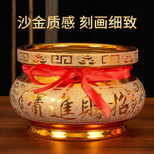 佛具用品大全家用陶瓷供奉套装佛堂供佛供具供水杯供果盘香炉花瓶 - 图0
