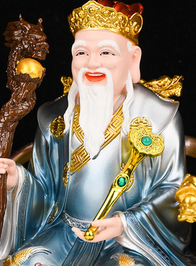 土地公公神像摆件土地婆婆