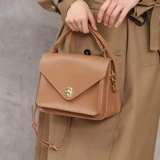 Летняя сумка через плечо, из натуральной кожи