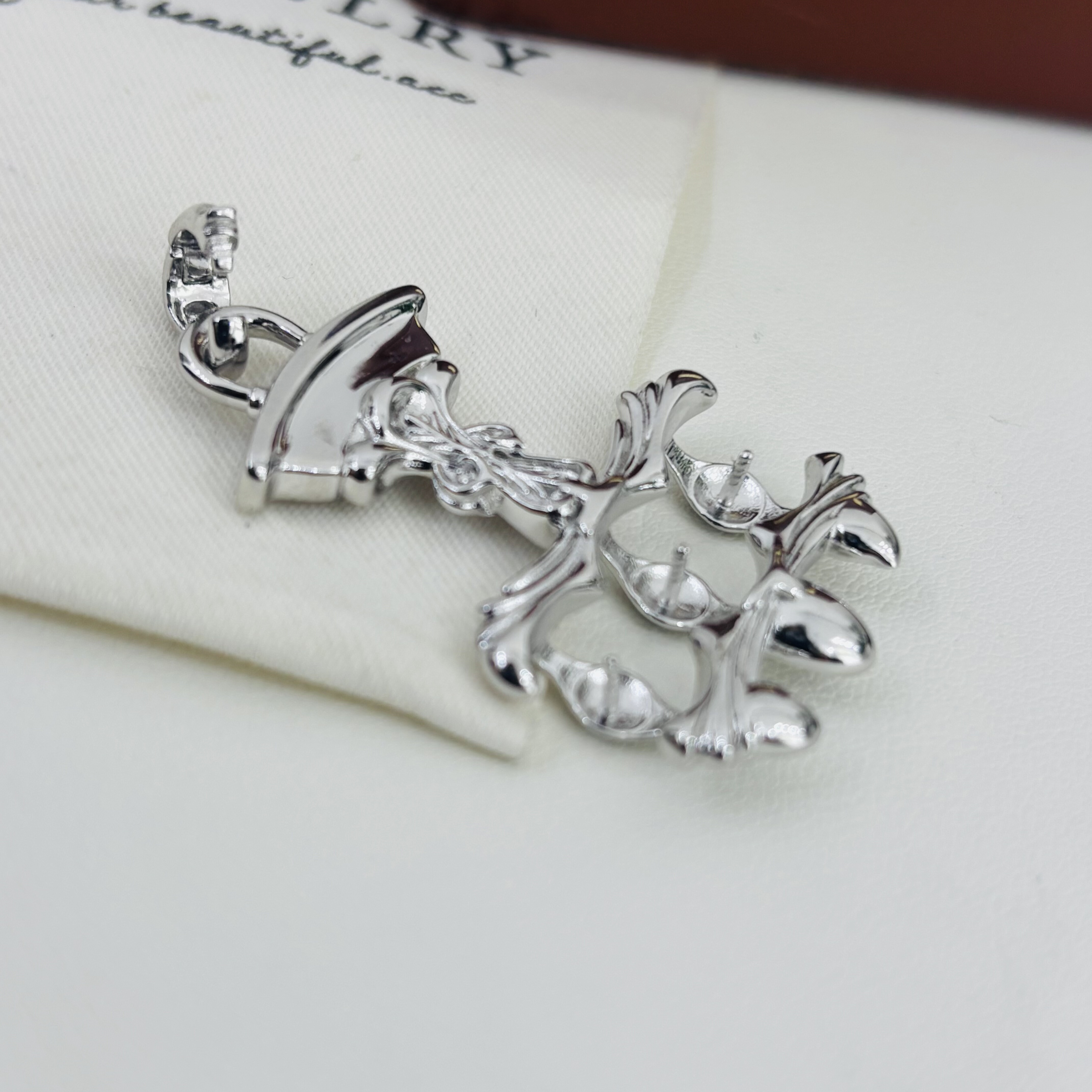 精工纯银diy万能扣珍珠吊坠可配8-9mm虎爪造型酷酷中性风男女通用,淘宝优惠券,粉丝福利购,淘宝优惠卷