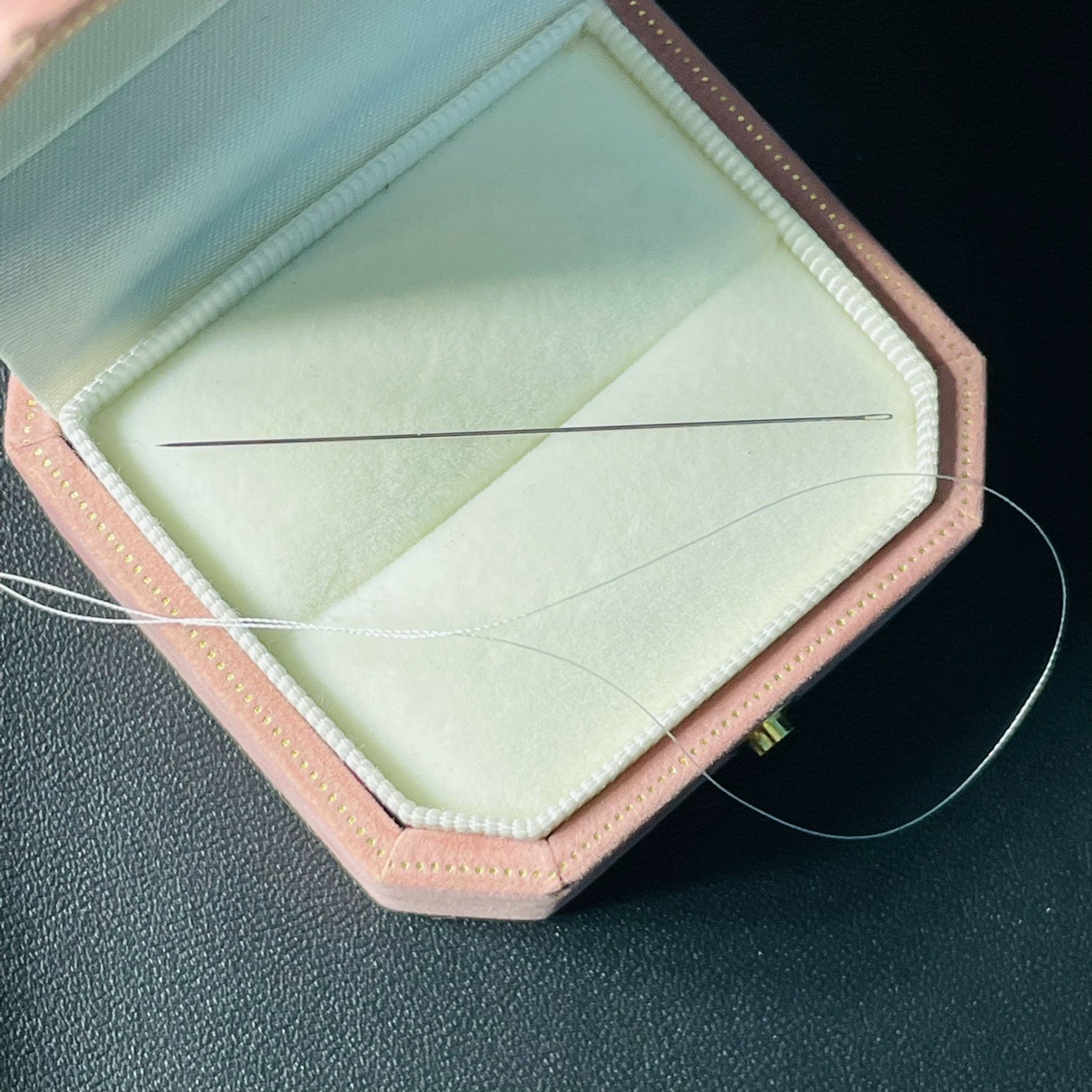 DIY珍珠项链手链穿珍珠针引针加15cm引线 - 图0