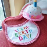 Оригинальная собака и кошка декоративная шляпа для рождения питомца Pet Bib