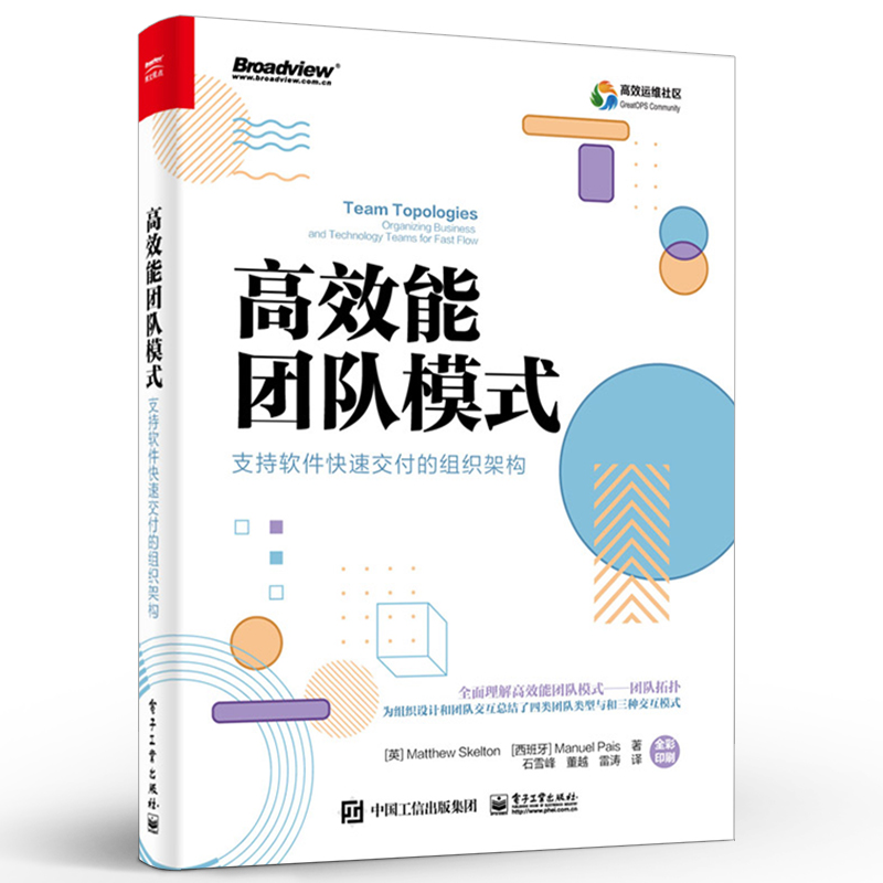 官方旗舰店 高效能团队模式 支持软件快速交付的组织架构 全彩  马修·斯凯尔顿 曼纽尔·派斯 网络应用书籍 - 图1