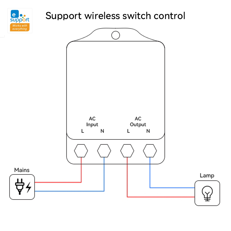 易微联通断器wifi模块大功率水泵热水器智能开关手机远程控制支持华为智慧生活APP小艺小度小爱同学语音遥控 - 图3