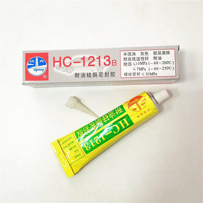 锡光HC-1213B耐油硅酮密封胶机械法兰防水耐温平面密封胶105g - 图1