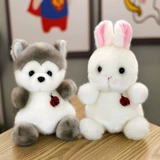 Милая кукла, плюшевая успокаивающая мягкая игрушка, белый кролик, пингвин