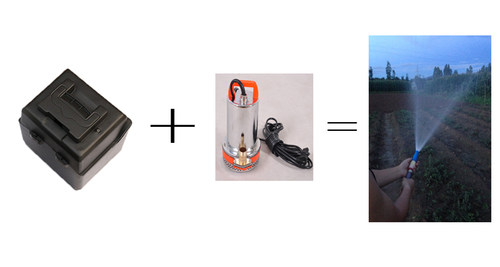 电瓶泵整套12V24V48V电瓶泵直流潜水泵充电泵一整套特价包邮 - 图2