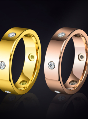 飒雅轻奢时尚潮男饰品戒指