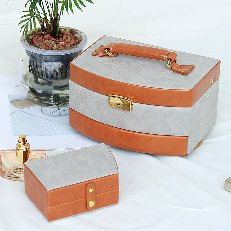 欧式珠宝手饰品盒化妆木质女收纳盒 米拉蒂首饰盒