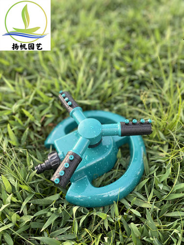 园林园艺串联自动旋转喷水喷头360度喷灌草坪花园浇水降温洒水器 - 图2