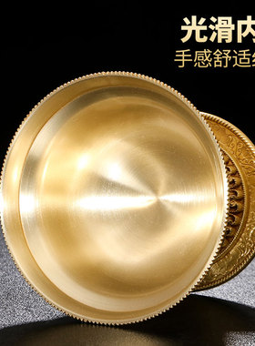 慧宝纯铜雕花密宗供佛杯