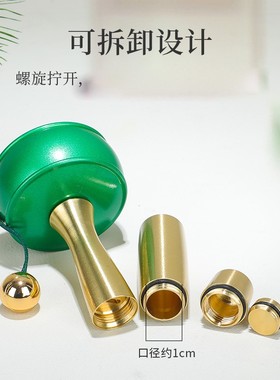 藏式转动轮手摇转轮黄铜莲师财神