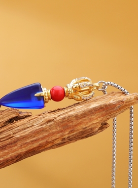 男女款古法琉璃金刚杵吊坠