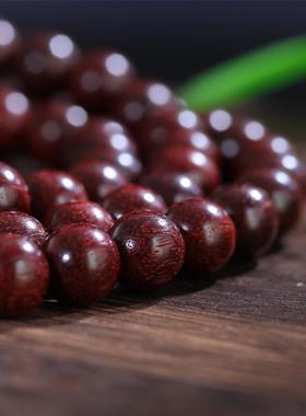 尼泊尔小叶紫檀念珠配饰108颗