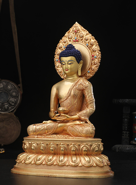 阿弥释迦长寿药师文殊四臂四臂金刚萨埵门祖巴度母佛像摆件 7寸