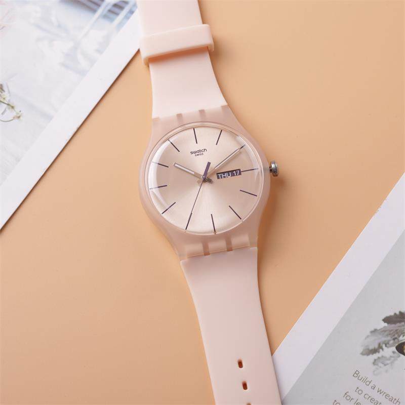 Swatch/斯沃琪手表 专柜炫彩男女表学生情侣手表SUOT700