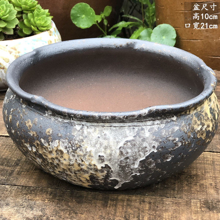 手工粗陶大口径多肉花盆组盆拼盘陶罐多肉盆绿植物花卉透气紫砂花,淘宝优惠券,粉丝福利购,淘宝优惠卷