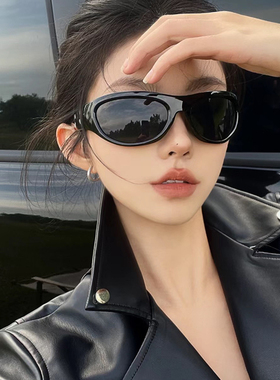 赛博未来感Y2K男女同款骑行墨镜