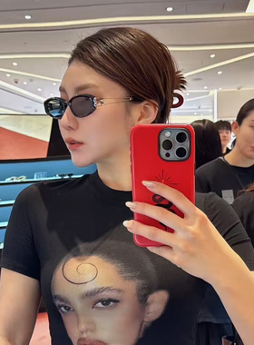 2025新款gm同款猫眼墨镜女休闲百搭韩版时尚偏光太阳镜防晒高级感